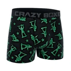 CRAZYBOXER ALLSTAR - Army Men's Boxer Briefs -Crazy Boxer CBALS0101ARMY 3