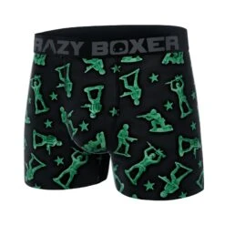 CRAZYBOXER ALLSTAR - Army Men's Boxer Briefs -Crazy Boxer CBALS0101ARMY 4