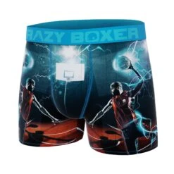 CRAZYBOXER Basketball All Star Men's Boxer Briefs 7 CRAZYBOXER Basketball All Star Men's Boxer Briefs -Crazy Boxer CBALS0101BASK 4