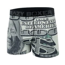 CRAZYBOXER Benjamin Franklin Men's Boxer Briefs 7 CRAZYBOXER Benjamin Franklin Men's Boxer Briefs -Crazy Boxer CBALS0101BENJI 4