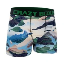 CRAZYBOXER Camouflage Men's Boxer Briefs -Crazy Boxer CBALS0101CAM1 3
