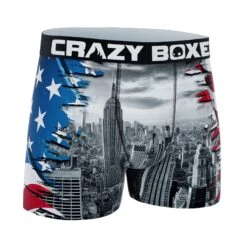 CRAZYBOXER NYC Men's Boxer Briefs -Crazy Boxer CBALS0101FLA2 3