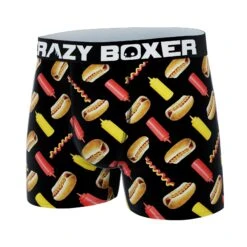 CRAZYBOXER Men's Hot Dog All Star Boxer Briefs -Crazy Boxer CBALS0101HOTD 4