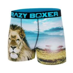 CRAZYBOXER Lion All Star Men's Boxer Briefs -Crazy Boxer CBALS0101LION 4
