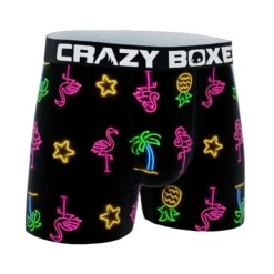 Men's Boxer Briefs - ALL STARS - NEON -Crazy Boxer CBALS0101NEON 3