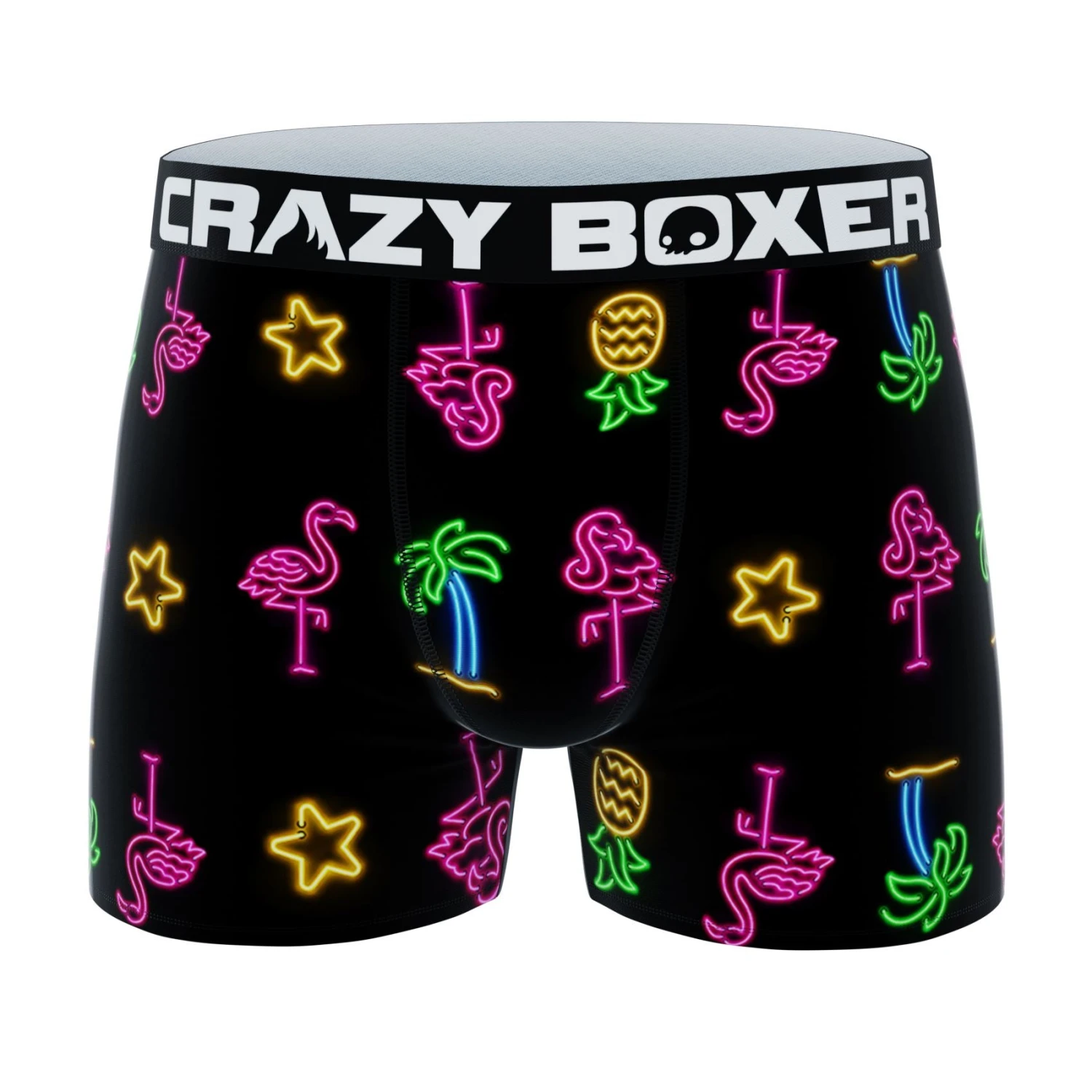CRAZYBOXER All Star Neon Army Men's Boxer Briefs (3 Pack) 4 CRAZYBOXER All Star Neon Army Men's Boxer Briefs (3 Pack) - Image 4