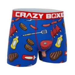 CRAZYBOXER All Star BBQ Men's Boxer Briefs 6 CRAZYBOXER All Star BBQ Men's Boxer Briefs -Crazy Boxer CBALS0102BBQ 3