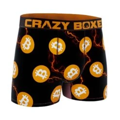 CRAZYBOXER All Star Bitcoin Men's Boxer Briefs -Crazy Boxer CBALS0102BITC 3