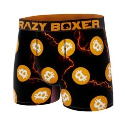 CRAZYBOXER All Star Bitcoin Men's Boxer Briefs -Crazy Boxer CBALS0102BITC 4