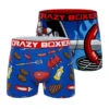 CRAZYBOXER All Star BBQ Knight Men's Boxer Briefs (2 Pack)