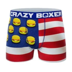 CRAZYBOXER All Star USA Men's Boxer Briefs (6 Pack) -Crazy Boxer CBALS0102X6A2 7