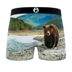 CRAZYBOXER All Star Fish Grizzly Men's Boxer Briefs (2 Pack) 9 CRAZYBOXER All Star Fish Grizzly Men's Boxer Briefs (2 Pack) -Crazy Boxer CBALS0103X2C1 7