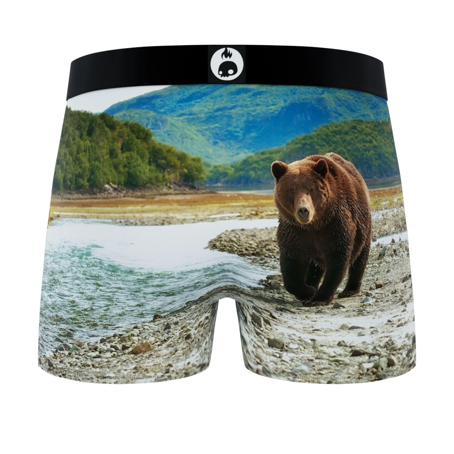CRAZYBOXER All Star Fish Grizzly Men's Boxer Briefs (2 Pack) 5 CRAZYBOXER All Star Fish Grizzly Men's Boxer Briefs (2 Pack) - Image 5