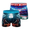 CRAZYBOXER All Star Baseball Baskterball Men's Boxer Briefs (2 Pack)