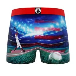 CRAZYBOXER All Star Baseball Baskterball Men's Boxer Briefs (2 Pack) -Crazy Boxer CBALS0103X2C6 6