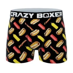 CRAZYBOXER Food Men's Boxer Briefs (6 Pack) -Crazy Boxer CBALS0103X6C1 5