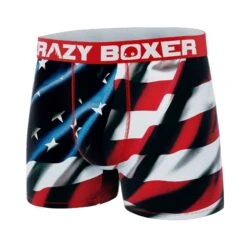 CRAZYBOXER American Flag Kid's Boxer Briefs -Crazy Boxer CBAMA03FLAG 3