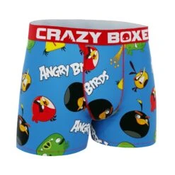 CRAZYBOXER Angry Bird Attack Men's Boxer Briefs -Crazy Boxer CBANG0101CAR1 3