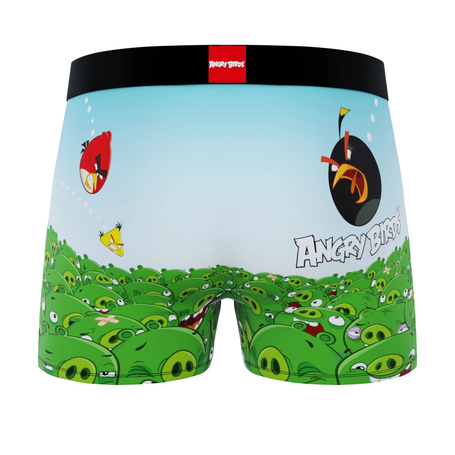 CRAZYBOXER Angry Bird Attack The Pigs Men's Boxer Briefs 2 CRAZYBOXER Angry Bird Attack The Pigs Men's Boxer Briefs - Image 2