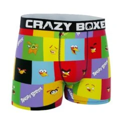 CRAZYBOXER Angry Birds Men's Boxer Briefs -Crazy Boxer CBANG0101PLAC 3