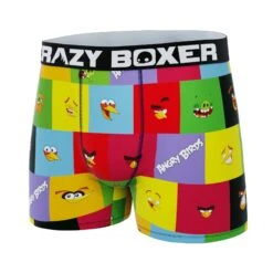 CRAZYBOXER Angry Birds Men's Boxer Briefs -Crazy Boxer CBANG0101PLAC 4