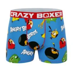 CRAZYBOXER Angry Birds All CharactersMen's Boxer Briefs (3 Pack) 12 CRAZYBOXER Angry Birds All CharactersMen's Boxer Briefs (3 Pack) -Crazy Boxer CBANG0101X3A1 5