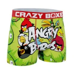 CRAZYBOXER Angry Bird Attack Kid's Boxer Briefs -Crazy Boxer CBANG0301GREN 3