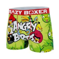 CRAZYBOXER Angry Bird Attack Kid's Boxer Briefs -Crazy Boxer CBANG0301GREN 4