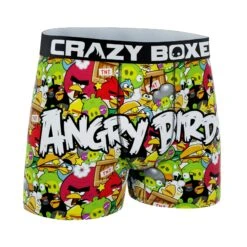CRAZYBOXER Angry Bird All Over Kid's Boxer Briefs -Crazy Boxer CBANG0301PPLE 3
