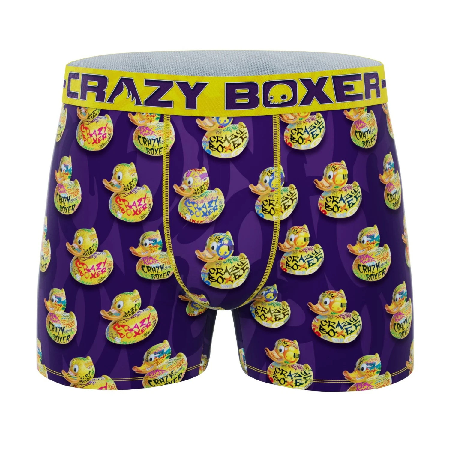 CRAZYBOXER Tropical Duck Donuts Men's Boxer Briefs (3 Pack) 2 CRAZYBOXER Tropical Duck Donuts Men's Boxer Briefs (3 Pack) - Image 2