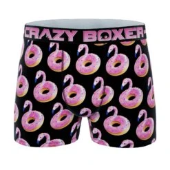 CRAZYBOXER Tropical Duck Donuts Men's Boxer Briefs (3 Pack) 12 CRAZYBOXER Tropical Duck Donuts Men's Boxer Briefs (3 Pack) -Crazy Boxer CBANI0101X3A1 5