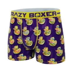 CRAZYBOXER Animals Duck Men's Boxer Briefs 7 CRAZYBOXER Animals Duck Men's Boxer Briefs -Crazy Boxer CBANI01DUCK 4