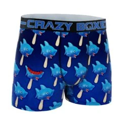 Men's Shark Boxer Briefs -Crazy Boxer CBANI01REK1 3