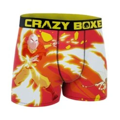 CRAZYBOXER Avatar The Last Airbender Men's Boxer Briefs 6 CRAZYBOXER Avatar The Last Airbender Men's Boxer Briefs -Crazy Boxer CBAVA0101ORAN 3