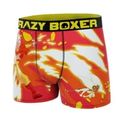 CRAZYBOXER Avatar The Last Airbender Men's Boxer Briefs 7 CRAZYBOXER Avatar The Last Airbender Men's Boxer Briefs -Crazy Boxer CBAVA0101ORAN 4