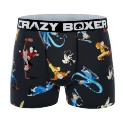 CRAZYBOXER Avatar Zuko + Avatar Group Men's Boxer Briefs (Pack 2) -Crazy Boxer CBAVA0101X2A2 6