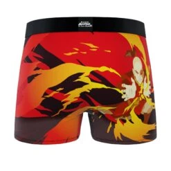 CRAZYBOXER Avatar Zuko + Black + Avatar Men's Boxer Briefs (3 Pack) -Crazy Boxer CBAVA0101X3A2 5
