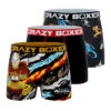 CRAZYBOXER Avatar Black Men's Boxer Briefs (3 Pack)