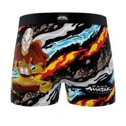 CRAZYBOXER Avatar Fire Men's Boxer Briefs (3 Pack) -Crazy Boxer CBAVA0101X3A6 5