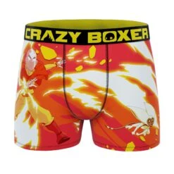 CRAZYBOXER Avatar Fire Men's Boxer Briefs (3 Pack) -Crazy Boxer CBAVA0101X3A6 8