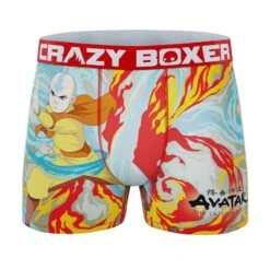 CRAZYBOXER Avatar Element Boxer Briefs (2 Pack) 8 CRAZYBOXER Avatar Element Boxer Briefs (2 Pack) -Crazy Boxer CBAVA0102X2A1 3