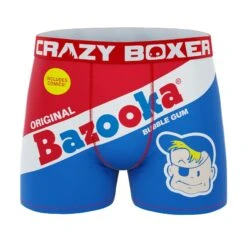 CRAZYBOXER Bazooka Bubble Gum Joe Men's Boxer Briefs