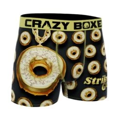 CRAZYBOXER Bling Bling Donuts Men's Boxer Briefs -Crazy Boxer CBBLI0101DONU 3