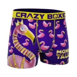 CRAZYBOXER Bling Bling Flamingo Men's Boxer Briefs 6 CRAZYBOXER Bling Bling Flamingo Men's Boxer Briefs -Crazy Boxer CBBLI0101PINK 3