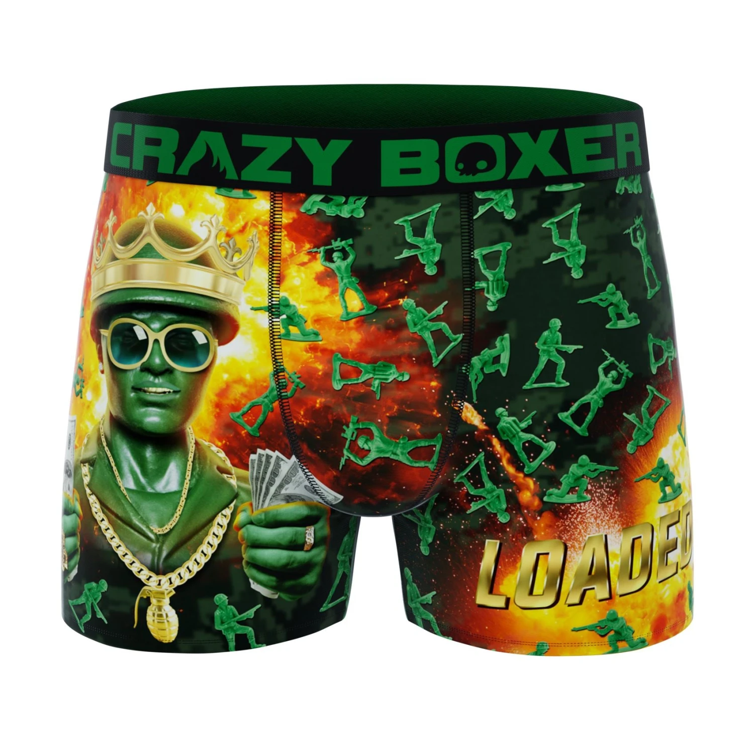 CRAZYBOXER Bling Bling Toy Soldier Men's Boxer Briefs 1 CRAZYBOXER Bling Bling Toy Soldier Men's Boxer Briefs