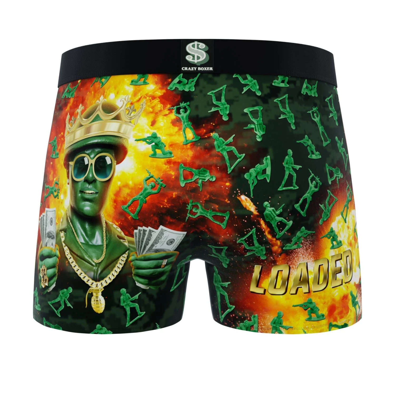 CRAZYBOXER Bling Bling Toy Soldier Men's Boxer Briefs 2 CRAZYBOXER Bling Bling Toy Soldier Men's Boxer Briefs - Image 2