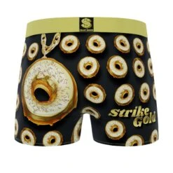 CRAZYBOXER Donuts Bling Bling Men's Boxer Briefs (2 Pack) -Crazy Boxer CBBLI0101X2A2 5