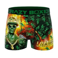 CRAZYBOXER Donuts Bling Bling Men's Boxer Briefs (2 Pack) -Crazy Boxer CBBLI0101X2A2 6