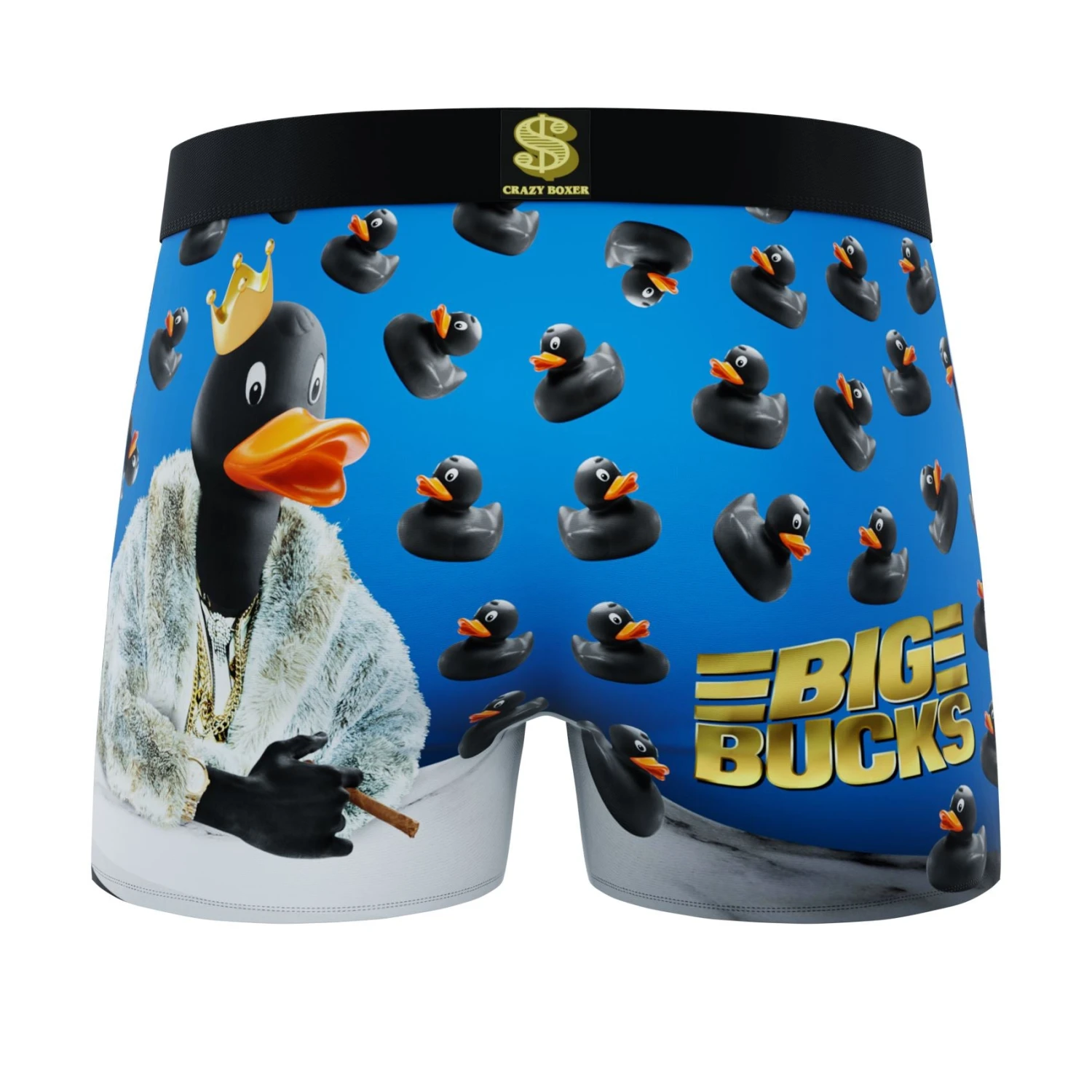 CRAZYBOXER Duck Flamingo Men's Boxer Briefs (3 Pack) 3 CRAZYBOXER Duck Flamingo Men's Boxer Briefs (3 Pack) - Image 3