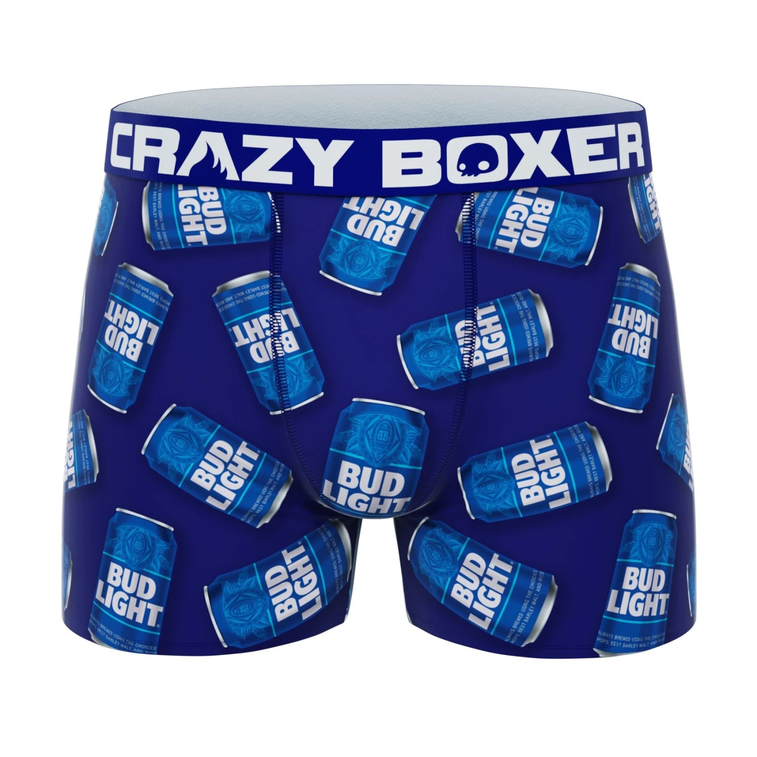 CRAZYBOXER Bud Light Cann Men's Boxer Briefs 1 CRAZYBOXER Bud Light Cann Men's Boxer Briefs